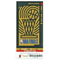 Toronto Raptors NBA Finals Game Five Ticket Stub - Scotia Club LOGE - Seat 1