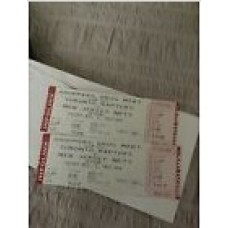  Nov 3rd 1995. Toronto raptors unused tickets first game ever in Toronto.  Nov 3rd 1995. Two tickets.