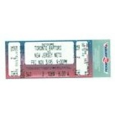 RARE 1995 Toronto Raptors Unused Inaugural Game Ticket vs. New Jersey Nets